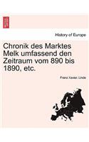 Chronik Des Marktes Melk Umfassend Den Zeitraum Vom 890 Bis 1890, Etc.: (French)
