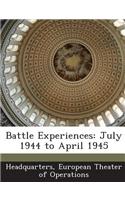 Battle Experiences