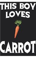 This Boy Loves CARROT Notebook