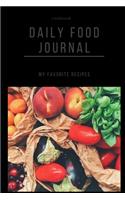 My Favorite Recipes - Daily Food Journal