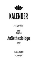 Kalender für Anästhesiologen / Anästhesiologe / Anästhesiologin