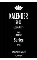 Kalender 2020 für Surfer