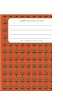 Jack O'Lantern Pumpkin Pattern - Composition Book