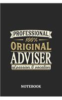 Professional Original Adviser Notebook of Passion and Vocation