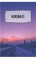 Kiribati: Ruled Travel Diary Notebook or Journey Journal - Lined Trip Pocketbook for Men and Women with Lines