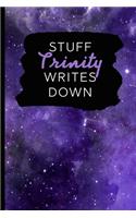 Stuff Trinity Writes Down