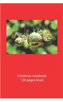 christmas notebook 120 pages lined: christmas notebook lined christmas diary christmas booklet christmas recipe book image notebook ruled christmas journal 120 pages 6x9 inches ca. DIN
