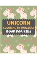 Unicorn Coloring By Numbers Book For Kids