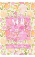 Wahm Single Working Mom's Daily Schedule Notebook