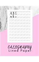 Calligraphy Lined Paper