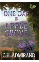 One Day in Apple Grove Large Print