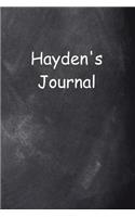 Hayden Personalized Name Journal Custom Name Gift Idea Hayden: (Notebook, Diary, Blank Book)