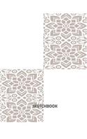 Sketchbook: Graphic Mandala Cute Flower Cover and Blank pages, Extra large (8.5 x 11) inches, 110 pages, White paper, Sketch, Draw and Paint(11 Graphic Mandala)
