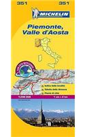 Piemonte & VA - Michelin Local Map 351: Map