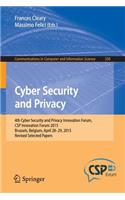 Cyber Security and Privacy