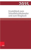 Pfarrerkalender/Pfarrerinnenkalender Ersatzblock: 2015