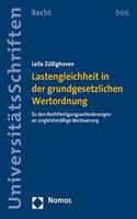 Lastengleichheit in Der Grundgesetzlichen Wertordnung: Zu Den Rechtfertigungsanforderungen an Ungleichmassige Besteuerung(966 Nomos Universitatsschriften Recht)