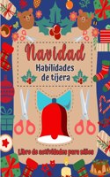 Libro de actividades de habilidades de tijera de Navidad