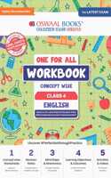 Oswaal One For All Workbook Concept Wise Class-4 English (For Latest Exam)