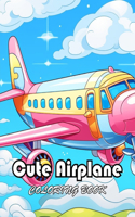 Cute Airplane Coloring Book