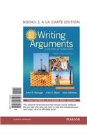 Writing Arguments, Brief Edition, Books a la Carte Edition, MLA Update Edition: A Rhetoric with Readings: with MLA Updates