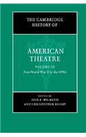 Cambridge History of American Theatre