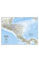 National Geographic Central America Wall Map - Classic (28.75 X 22.25 In)