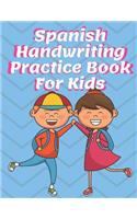 Spanish Handwriting Practice Book for Kids