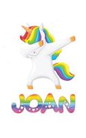 Jo: Jo Journal Notebook Dabbing Unicorn Rainbow