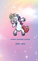 Unicorn Calendar & Planner 2020-2024