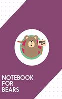 Notebook for Bears