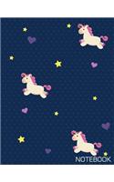 Unicorn Notebook (8.5 X 11 Inches)