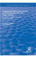 A Legal and Political Interpretation of Articles 224 and 225 of the Treaty of Rome