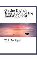 On the English Translations of the Jmitatio Christi