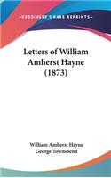 Letters of William Amherst Hayne (1873)