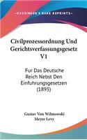 Civilprozessordnung Und Gerichtsverfassungsgesetz V1