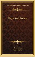 Plays And Poems