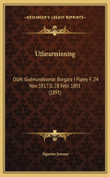 Utfararminning: Olafs Gudmundssonar Borgara I Flatey F. 24 Nov. 1817 D. 28 Febr. 1891 (1891)