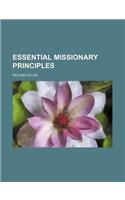 Essential Missionary Principles