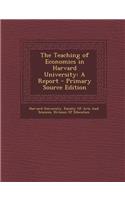 Teaching of Economics in Harvard University