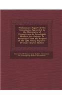 Preliminary Report of the Commission Appointed by the University of Pennsylvania to Investigate Modern Spiritualism