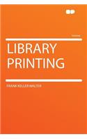 Library Printing