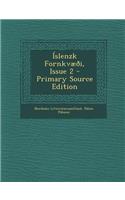 Islenzk Fornkvaeoi, Issue 2