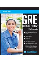 GRE Words in Context -- Challenging List