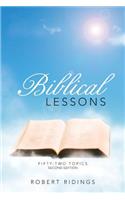 Biblical Lessons