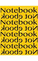 Dot Grid Notebook 1/2 Inch Squares 160 pages: Notebook Not Ebook with yellow cover, 8.5"x11" 1/2 inch dot grid graph paper, perfect bound, ideal for structuring sketches