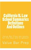 California 1L Law School Summaries Definitions And Outlines