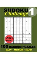 Suduko Challenge #1: 100 Random Suduko Puzzles