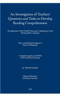 An Investigation of Teachers' Questions and Tasks to Develop Reading Comprehension