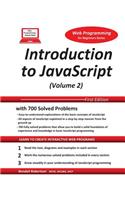 Introduction to JavaScript (Volume 2)